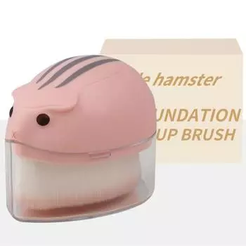 Fashion Plush Hamster Makeup Brush Make Up Tool Cosmetics Powder Blusher Brush Contour Beauty Foundation Brush Travel