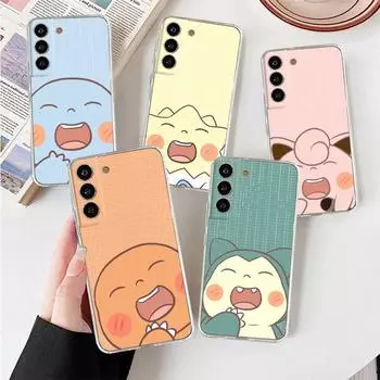 Fashion Pokemon Cool Clear Case For Samsung Galaxy S22 S20 FE S21 S10 S9 Plus Note 20 Ultra 10 Lite Transparent Phone Shell Samsung S21 5G