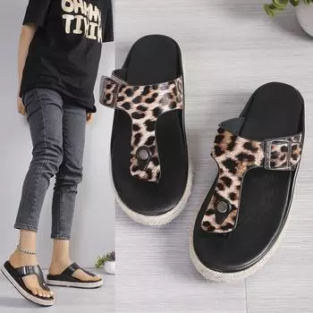 fashion PU Summer Modern Slippers 2024 High Quality Low Heel Women s Shoes Flat with Adult Solid Buckle Concise Women s Slippers 36 чёрный