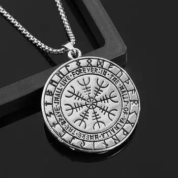 Модный панк-поп-хип-хоп мужской ожерелье с подвеской в виде орла и ворона, подарочные аксессуары для вечеринок и праздников серебряный