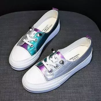 Fashion Purple Sports Running Shoes Woman 2024 Hit Designer Canvas Casual Sneakers Flat Fashion Women s Tennis Mirror Luxury Low Green 35