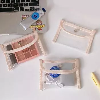 Fashion Pvc Coin Purse Women Transparent Kawaii Card Wallet Key Holder Storage Bag Girls 2025 New Clear Small Pouch Hand Purses чистый