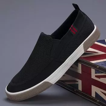 Fashion Quality Men Slip-on Shoes 2024 New Men s Casual Shoes Outdoor Sports Breathable Anti-odor Soft Male Loafers Zapatillas De Hombre 38