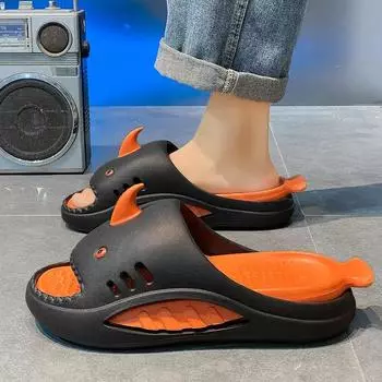 Fashion Sandals Man Sabot House Walk Around Home Slippers for Men Indoor Shoes Soft Platform Comfortable Designer Luxury Eva Elegant Fun 39