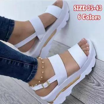 fashion Sandals Woman Summer Fashion Women s Sandals Sexy Sandals Woman Wedge Footwear Female Women s Orthopedic Sandal Women Shoes 36 красный
