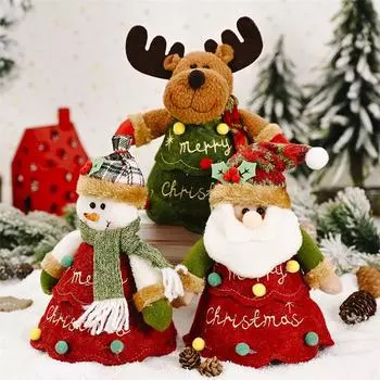 Fashion Santa sacks Gift Bags Christmas Apple Candy Bag Decorations for Home Navidad 2025 Xmas Tree Decor New Year 2025