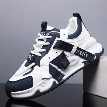Последние трендовые универсальные повседневные спортивные кроссовки для мужчин 2024 года, легкие кроссовки на толстой подошве для молодежи, кроссовки 39