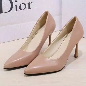 Fashion Sharp pointed fashion women s high heels new shallow mouth single shoes women s slim heels high-quality versatile casual Pumps 34