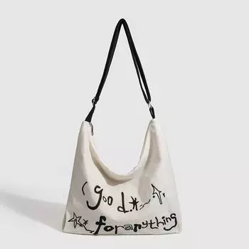 Модные наплечные сумки для студентов колледжа, посещающих занятия, женские сумки, новая ретро холщовая сумка, нишевые, для отдыха, универсальные, трендовые сумки-тоут