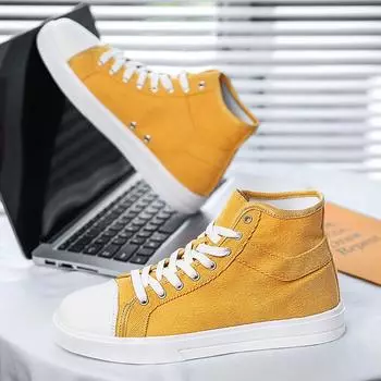 Fashion Skateboard Casual Sneaker Loafers Canvas Shoes for Men Apring and Autumn Soft and Comfortable Sports and Leisure Ventilate New 36 красный