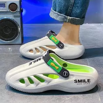 Fashion Slides Summer 2024 Fashion Men s Shoe Outdoor Designer Luxury Style Male Slipper Cheap Shoes Stylish Hot Mascullino Low Price 40