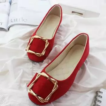 Fashion Slip on Women s Flat Shoes Comfortable Womens Shoes Moccasin Ballet Flats Lightweight Ladies Loafers New Zapatos Para Mujeres 35 красный