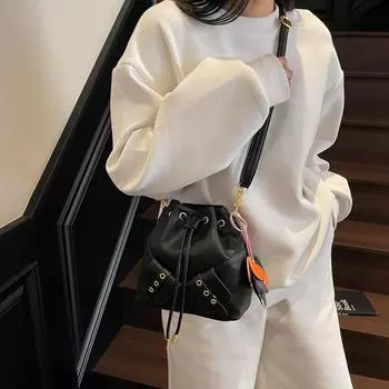 Fashion Small Bag Women s New Bucket Bag Versatile Shoulder Messenger Bag