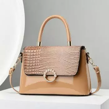 Модная маленькая квадратная сумка для девочек, милая индивидуальная маленькая сумка-портфель, дизайнерские женские сумки через плечо, сумка для женщин 24x8x16cm