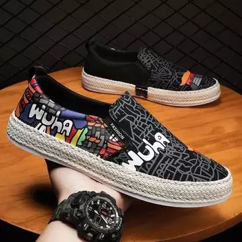Fashion Sneakers Breathable Canvas Summer Man Shoe Fashion 2024 Classic Original Hiking New In Deals Walking Common Casual Shoes for Men 39