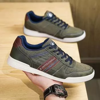 Fashion Sneakers Men Casual Autumn Vulcanized Shoes Male Walking Sport Shoes Outdoor Sneakers Male Sneakers Soft Sole Walking Shoes 39 коричневый