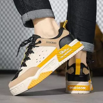 Fashion Sneakers Men s Shoes New Vulcanized For Shoes Men Casual Sneakers Men s Shoes Street Style Walking Shoes Male Trend 39 синий