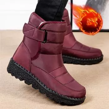 fashion Snow Women Boots Fashion Women s Boots Platform Boots For Women Soft Keep Warm Ladies Shoes Fur Casual Botas Mujer Winter Shoes 35 жёлтый