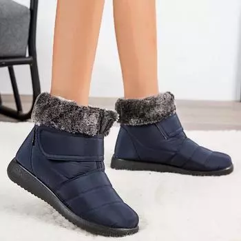 мода Зимние женские сапоги Меховые женские сапоги Ботинки на платформе Женские новые теплые туфли Женские повседневные модные ботинки Женские зимние сапоги 35 красный