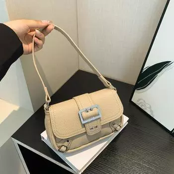 Модные сплошные пряжки маленькие сумки через плечо женские новые модные рок сумки женские дизайнерские кожаные сумки через плечо роскошь