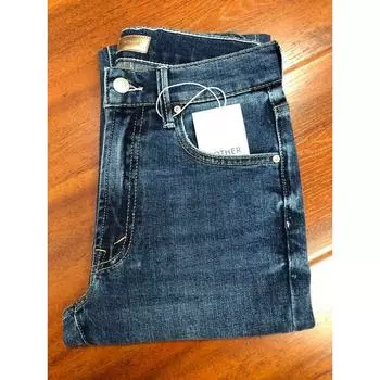 Fashion Song Qian High Waist Silm Slim Looking Nine Points Denim Blue regular 25(Recommended 90 to 48.00kg wear)