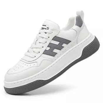 Fashion Spring Autumn Cow Leather Board Shoes for Men New Soft-soled Casual Men s Designer Shoes Fashion Platform Sneakers for Men 38