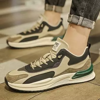 Fashion Spring Autumn Fashion Men Sneakers Lightweight Comfortable Soft-sole Running Sports Shoes Male Vulcanized Shoes Tenis Masculino 39 серый