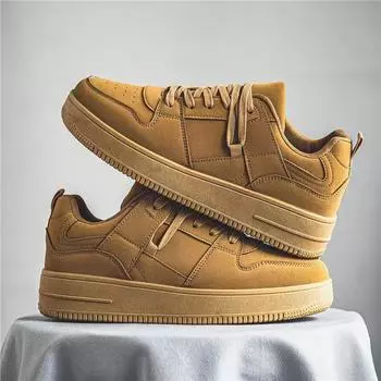 Fashion Spring Autumn Men s New Fashionable and Versatile Casual Board Shoes Thick Sole Increase Wear resistant Running and Sports Shoes 39