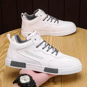 Fashion Spring Autumn Mens Non-slip Leather Casual Shoes Formal Wear Lightweight Men Shoes Fashion Trend Outdoor Walking Shoes 45 38