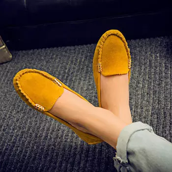 Fashion Spring Summer Women Flats Casual Shoes Women Solid Slip-On Loafers Comfortable Moccasins Shoes Flats Colorful Female Shoes 865 4 чёрный