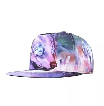 Fashion Street Men s Printed Cap High Quality Wolf Printed breathable Men women Hat