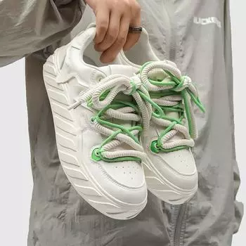 Fashion Street Style Vulcanized Shoes Men Summer New Running Shoes Chunky Walking Sneakers Men Casual Sport Running Basketball Sneakers 36