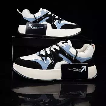 Fashion Street Style Walking Shoes Men Chunky Casual Shoes Sneakers Male Summer Sport Platform Man Sneakers For Men 39 серый