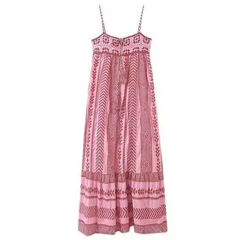 Fashion Style 2023 Early Autumn New Women s Clothing Slim Looking Easiest for Match Camisole Dress 7200003 330 Figure Color XS