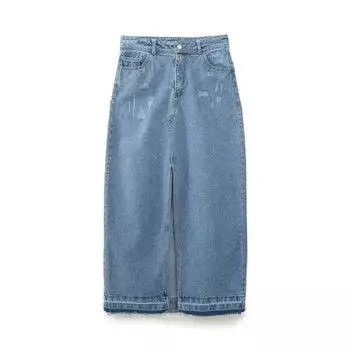 Fashion Style 2023 Spring New Arrival Fashion Women s Fashion Clothing High Waist Denim Midi Dress 6164034 407 Figure XS