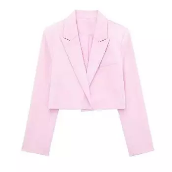 Fashion Style 2024 Spring New Arrival Women s Short Suit Outwear High Waist with Belt Culottes 2010744 251 Pink Outwear XS