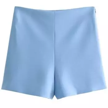 Fashion Style 2024 Spring New Arrival Women s Clothing Stylish Easiest for Match Slim Looking High Waist Shorts 2690186 406 Blue M
