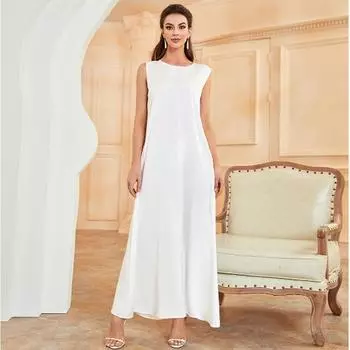 Fashion Style Hand-Stitched Drill Cardigan Belt Dress Female Cardigan Hand-Sewn Drill Dress White (inside) M