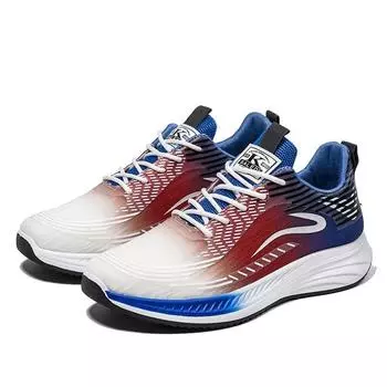 Fashion Summer autumn men s shoes Fashion Sneakers Breathable Running shoes Men s Shoes Casual Shoes students D348 39 красный