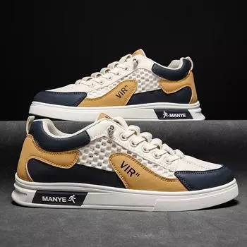 Fashion Summer Breathable Mens Tennis Casual Shoes Men s Sneakers Platform Outdoor Hiking Sports Running Shoes Mesh Men zapatos mujer 39 зелёный