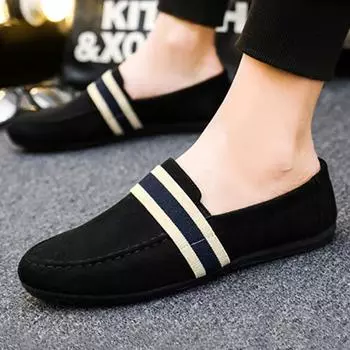 Fashion Summer Canvas Men Shoes Lightweight Sneakers Men Fashion Casual Walking Shoes Breathable Slip on Mens Loafers Zapatillas Hombre 7 синий