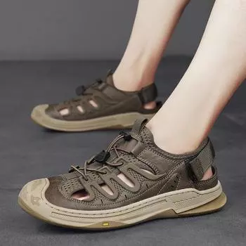 Модные летние повседневные кроссовки для мужчин, удобная качественная кожаная обувь для вождения, мужские мокасины, горячая распродажа, мокасины, оснастка 38 чёрный