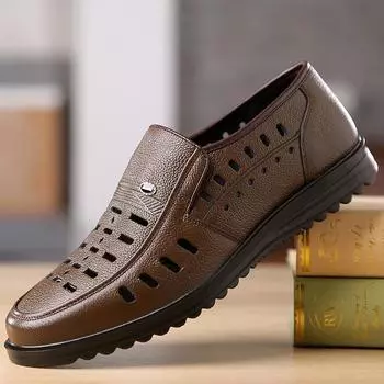 Модные летние кожаные мужские мокасины с мягкой подошвой, дизайнерские новые модные мужские туфли в британском стиле Zapatillas Hombre 38