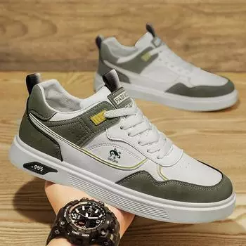 Модные летние мужские новые дышащие парусиновые туфли корейская версия тренда с маленькими белыми мужскими спортивными повседневными кроссовками 38 чёрный