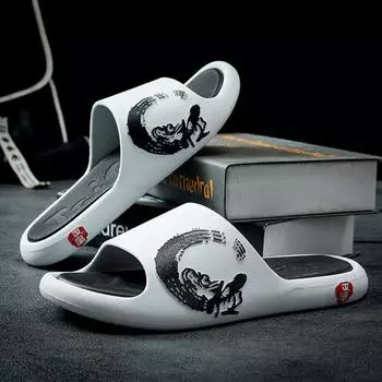 модные летние индивидуальные модные тапочки легкие толстые модные высококачественные домашние интерьерные изысканные сандалии унисекс стиль 36 белый