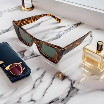 Fashion Sunshade Adult Sunglasses Sun Protection Uv Protection Women S Sunglasses High-End Trendy Men S Glasses цветной печати леопарда