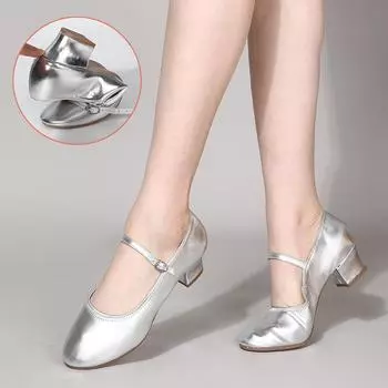 Fashion Sweet Girls Mary Jane Pumps Shoes for Women 2024 New Round Toe Ankle Warp Gold Sliver High Heels Woman Dress Shoes Plus Size 42 37