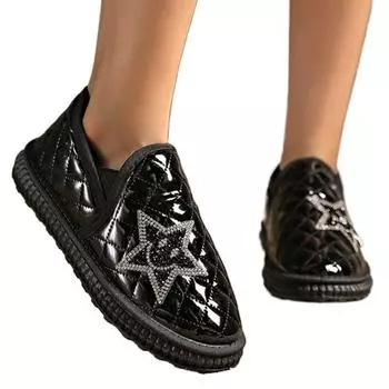 Fashion SyfIyno New Women s Low Shoes Boots-Women Australia Ankle Snow Rubber PU Fabric Flat Bottom Cotton Shoes Zapatos De Mujer 36 белый