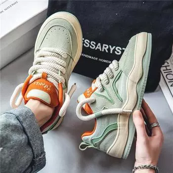 Fashion SYTK Sneakers Men Casual Shoes Leather Vulcanized Fashion Outdoor Man Sports Shoes Walking Male Sneakers Chaussure Hommes 39 хаки