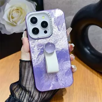 Модный чехол-держатель для телефона с каплями воды Tinfoil для iPhone 15 Pro Max 14 13 12 11 Pro IMD противоударный чехол iPhone 11 синий